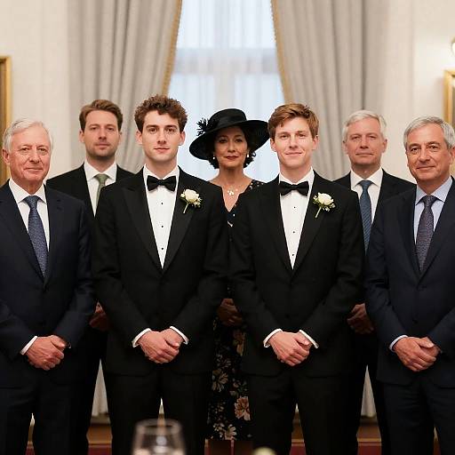 Formal Gathering of Seven People