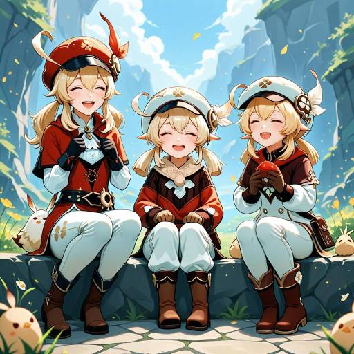 Charming Trio: Genshin Impact Girls