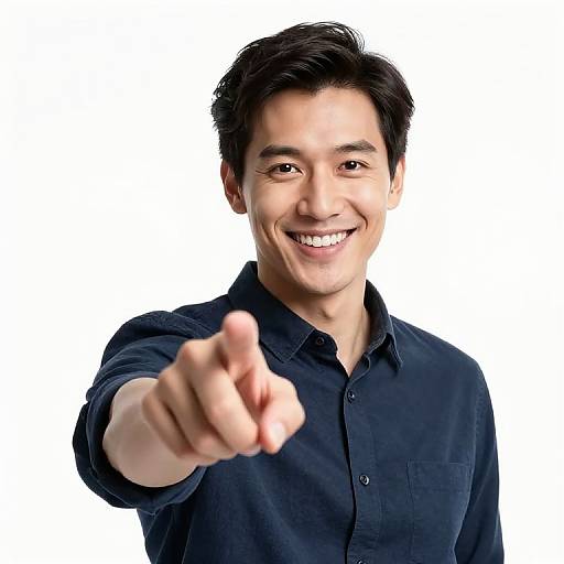 Synesthetic Engineer Pointing at Camera