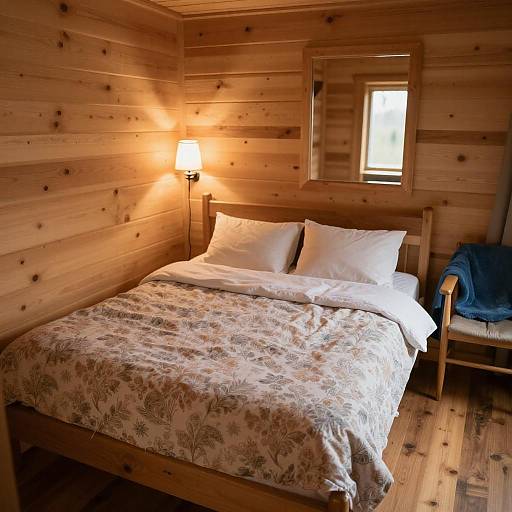Cozy Cabin Room Photography Perspective
