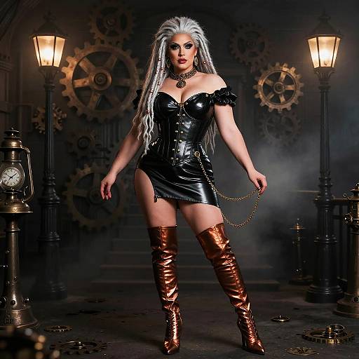 Victorian Steampunk Transgender Cabaret Illusionist
