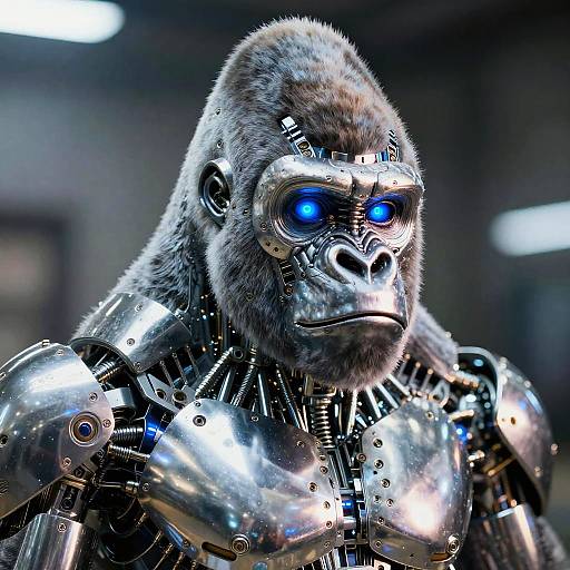 Realistic ChromeTech Android Gorilla