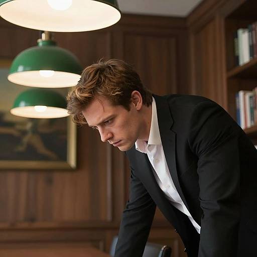 Intense Focus in a Stylish Setting