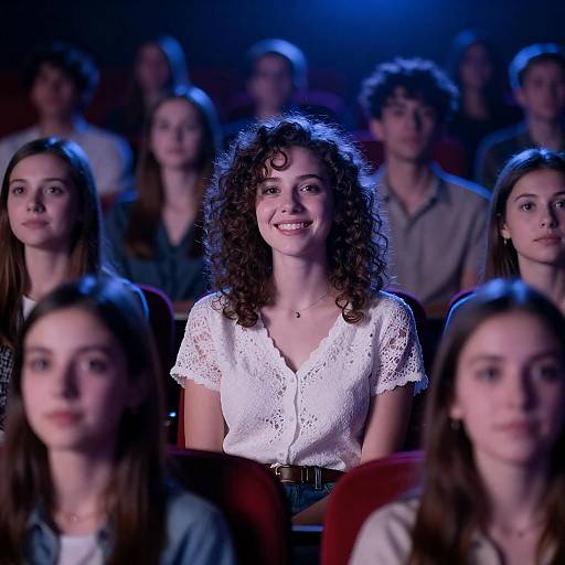 Dramatic Theater Portrait of Diverse Friends