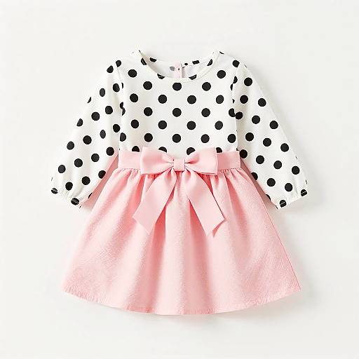 Adorable Baby Girl's Polka Dot Dress