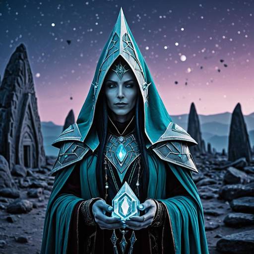 Aeldari Farseer Holding Telepathic Stone