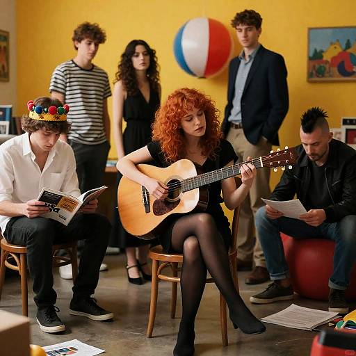 Vibrant Chaos in a Cluttered Room