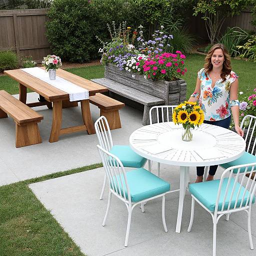 DIY Garden Party Furniture Arrangements
