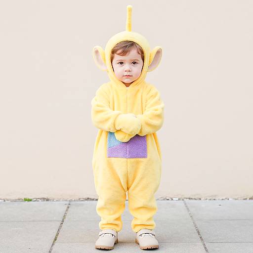 Cute Toddler in Playful Monkey Costume
