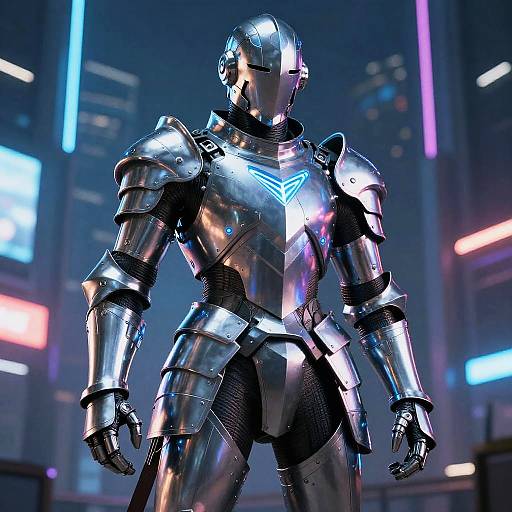 Futuristic Cyberpunk Platemail Armor