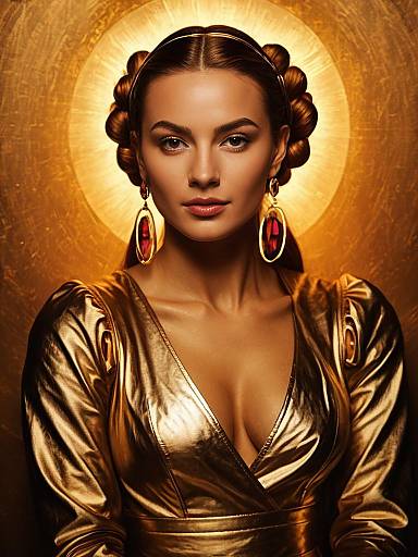 Chic Street Style Woman in Denim