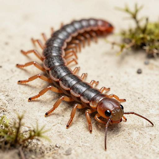 Photorealistic Centipede Drawing