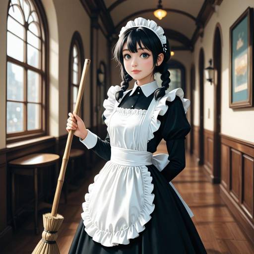 Western Maid in Cowboy Shot Style