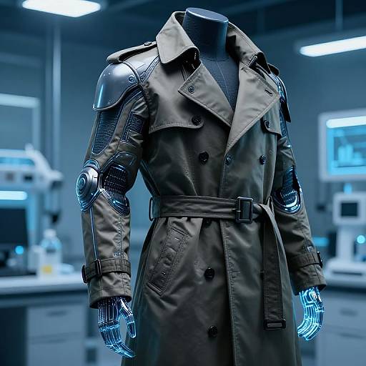 High-Tech Armored Trench Coat Concept