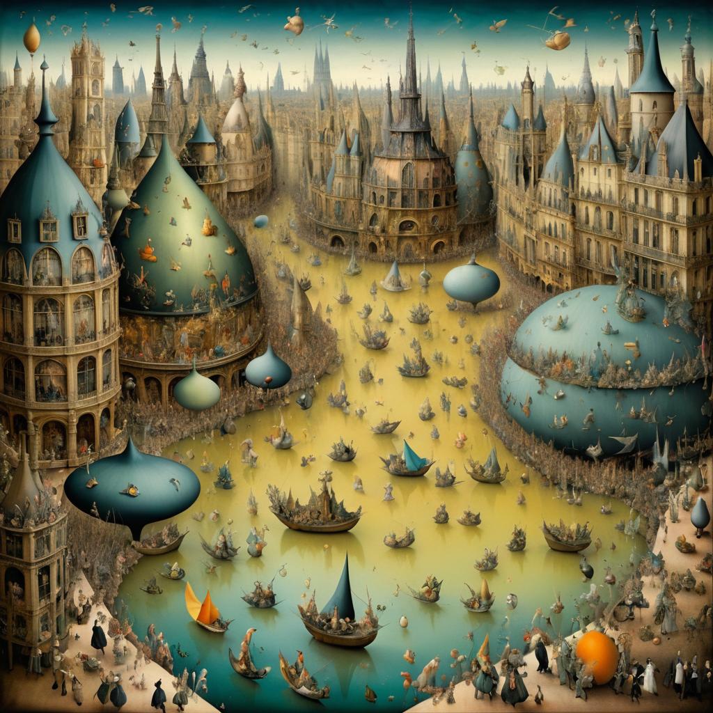 Surreal Bosch-Style Urban Fantasy in Paris