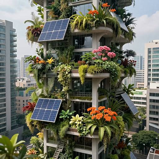 Eco-Friendly Vertical City Design
