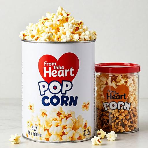 From The Heart Popcorn Tin Set