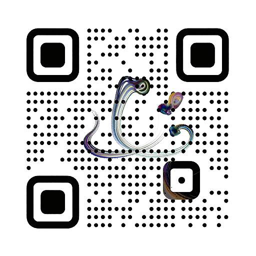 Dynamic Ink Flow QR Art