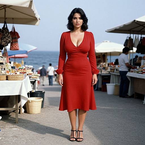 Chic Pear-Shaped Woman by Seaside Market