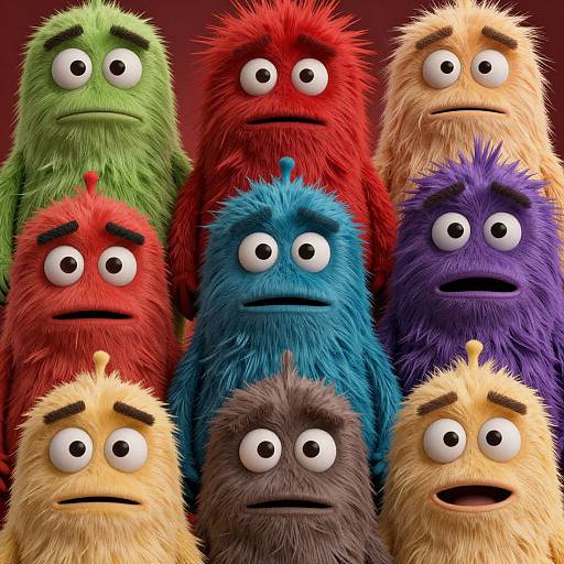 Surreal Adult Memes with Vibrant Cartoons