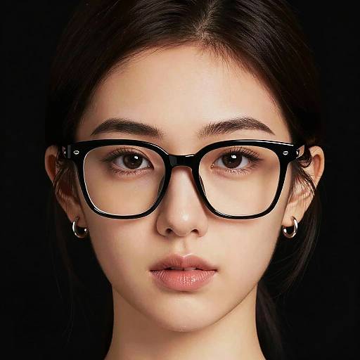 Digital Portrait of Young Woman