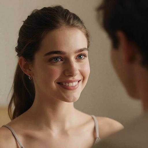 Portrait of a Smiling Young Woman