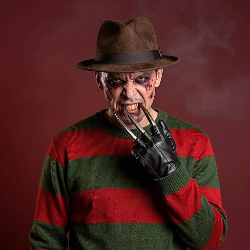 Freddy Krueger Horror Character Portrait