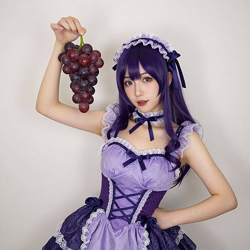 Purple Grape Costume Character