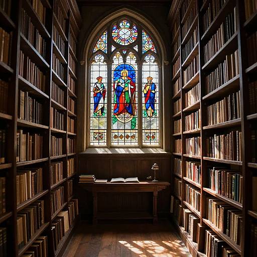 Ancient Wisdom Library in Nature