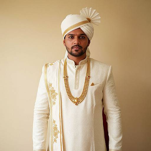 South Indian Groom in Traditional Attire