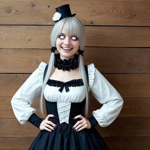 Eerie Cowgirl with Silver Locks Eerie Cowgirl with Silver Locks