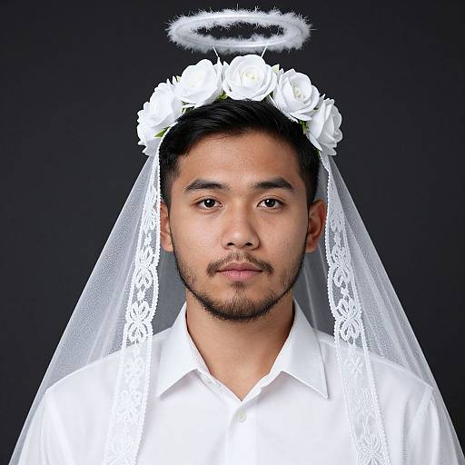 Dark-Skinned Male in Jubba Costume