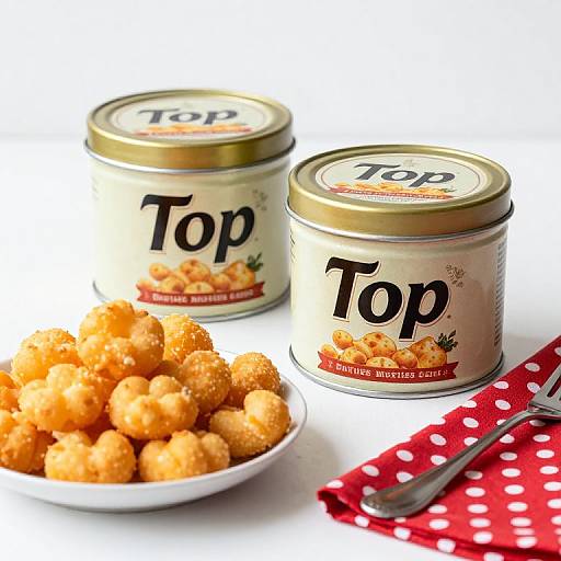 Vintage Top Tins with Snacks