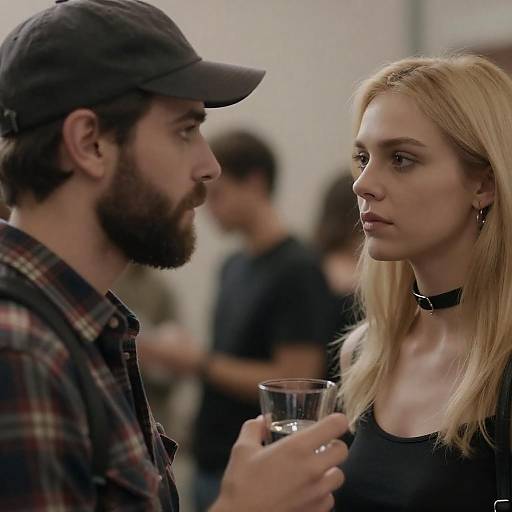 Serious Conversation Between Young Adults