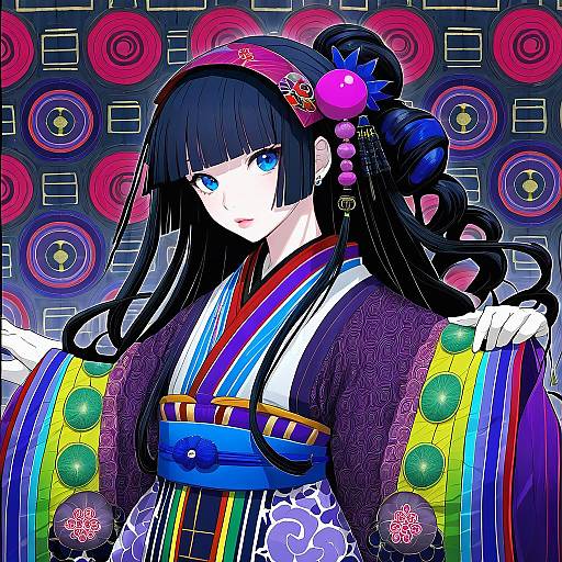 Illustration of Alluka zoldyck, hunter x hunter in the style of Niiko (gonnzou)