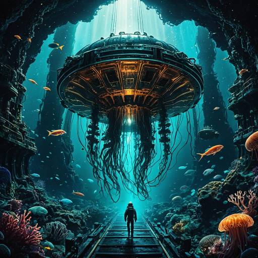 Deep Sea Exploration with Futuristic Submersible