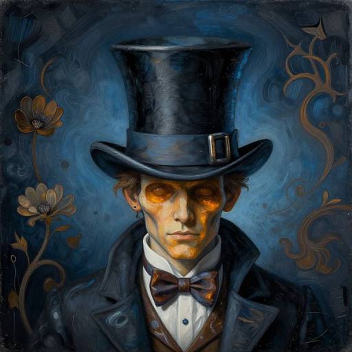 Surreal Fantasy Top Hat Portrait