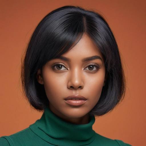 Portrait of a Dark-Skinned Girl