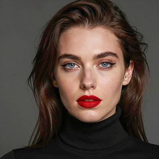 Elegant Portrait of a Fair-Skinned Woman