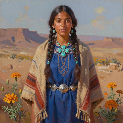 Vibrant Tribute to Navajo Heritage