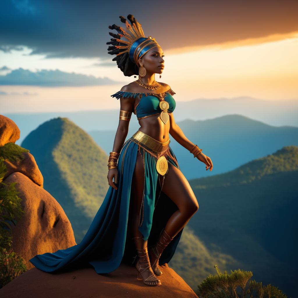 Mysterious African Queen in Stop Motion