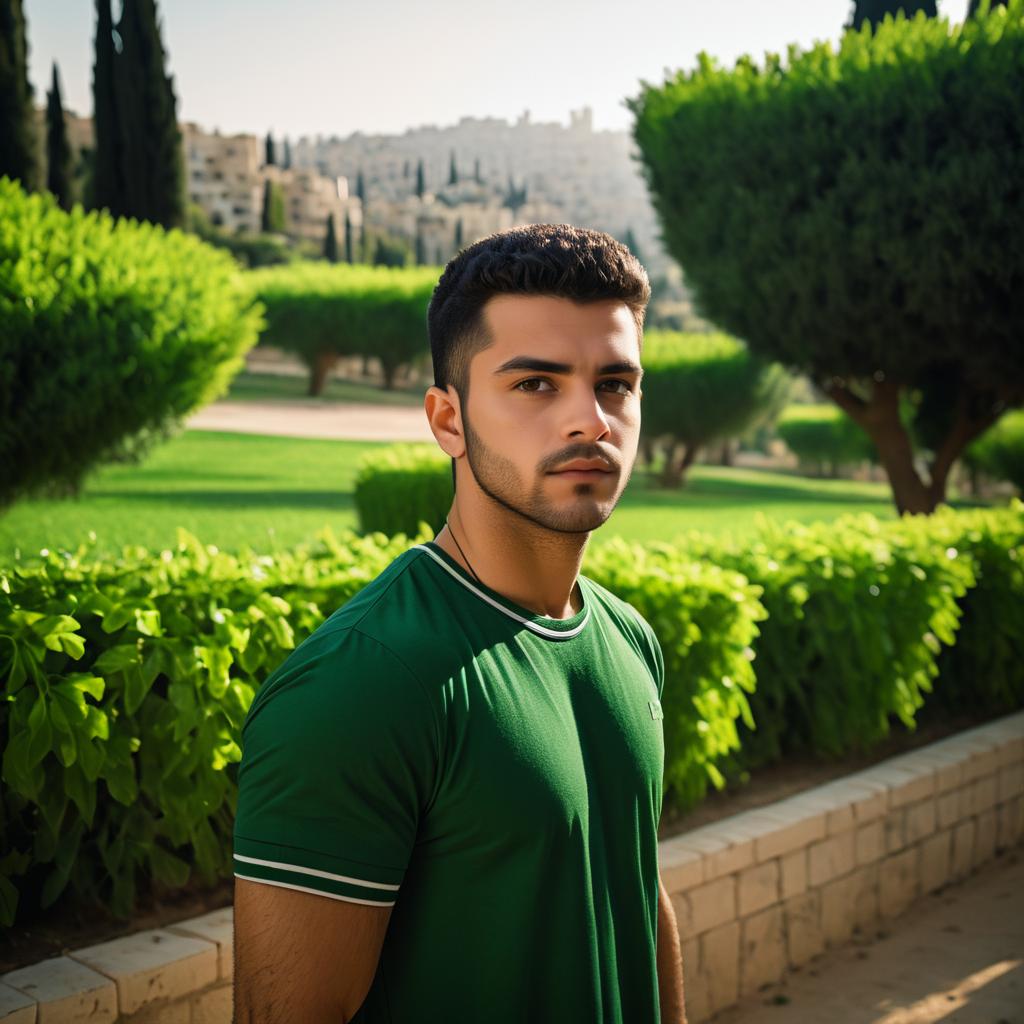 Cinematic Portrait of Young Man in Nabatieh