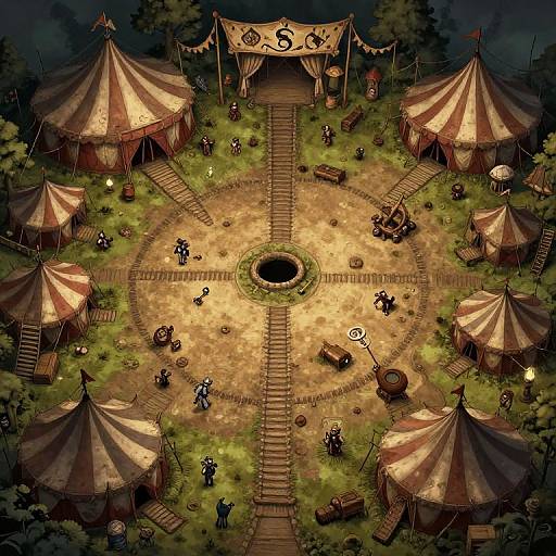 Ancient Circus DnD Map Adventure