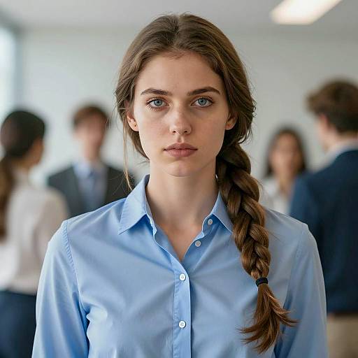 Photorealistic Portrait of Office Attire Woman