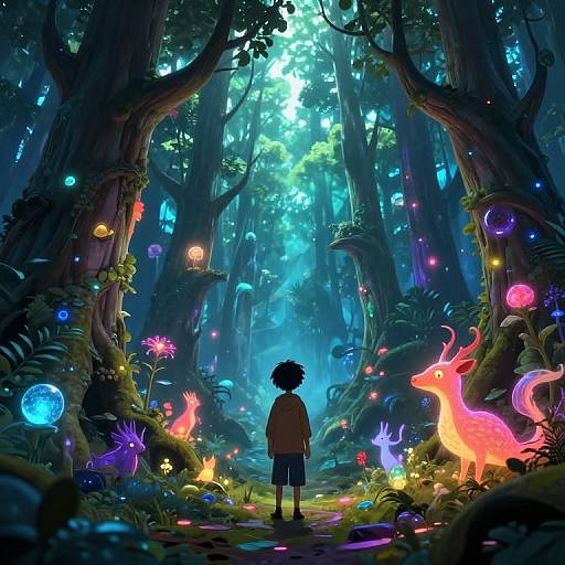 Surreal Fantasy Forest with Yelnats