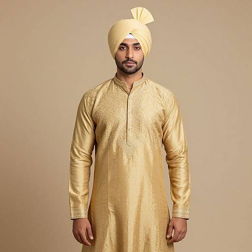 Radha Krishna Inspired Male Costume