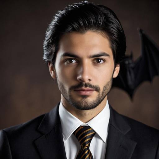 Realistic Halloween Costumed Man in Suit