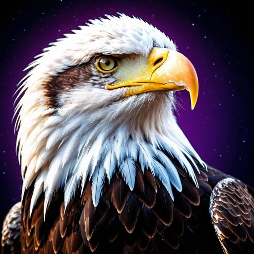 Radiant Bald Eagle Close-Up Radiant Bald Eagle Close-Up