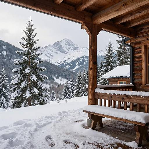 Cozy Winter Cabin in Scenic Mountains