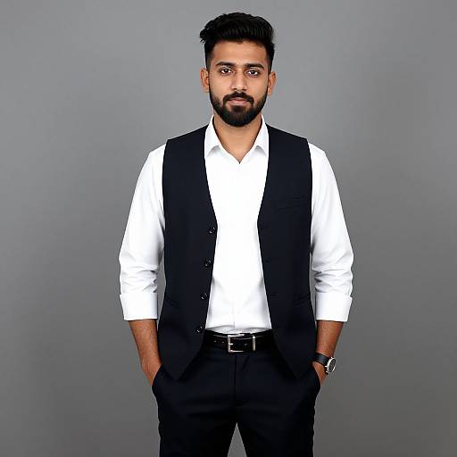 Casual Male Interview Outfit Portrait